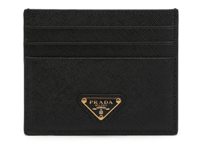 Prada Saffiano Cardholder Black
