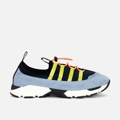 Marni RUNNING SNEAKERS - GREEN / LIGHT BLUE