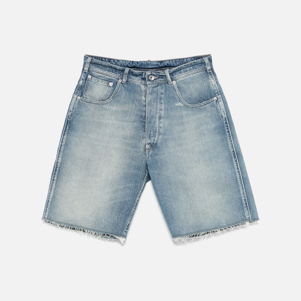 Maison Margiela DENIM CUT-OFF SHORTS - LIGHT BLUE