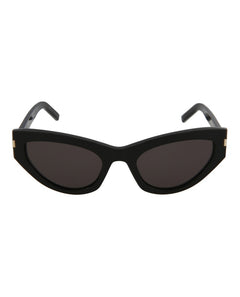 Saint Laurent Cat Eye Sunglasses Black/Black/Grey (SL215GRACE-30002633-001)