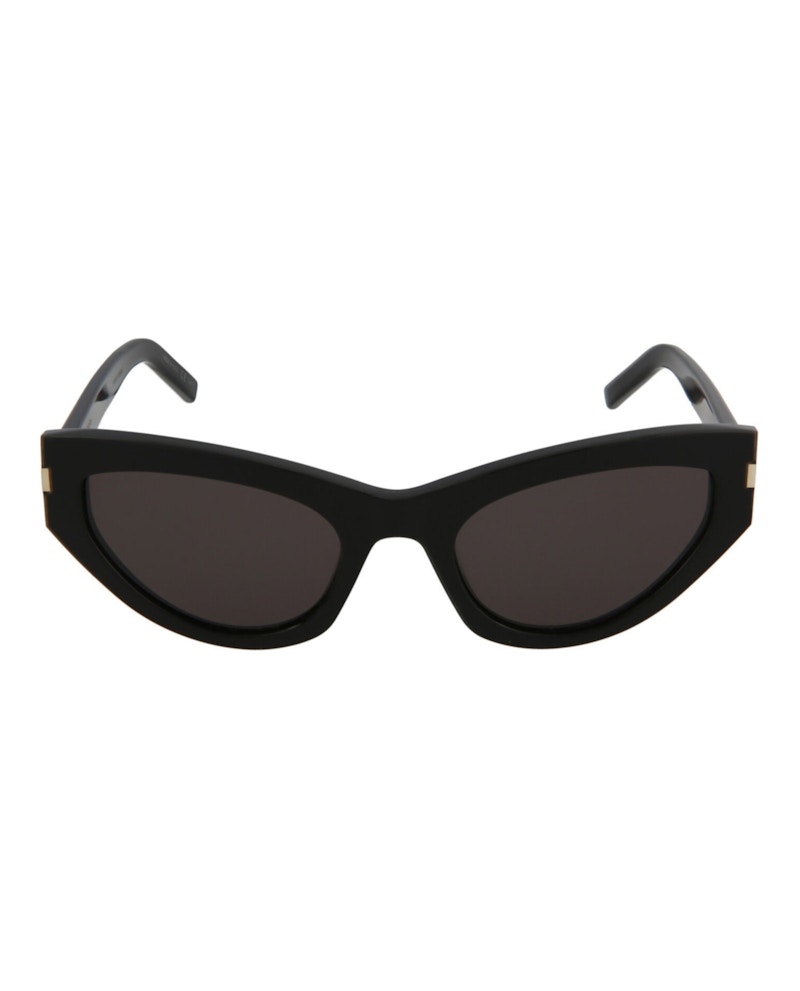 Saint Laurent Cat Eye Sunglasses Black/Black/Grey (SL215GRACE-30002633-001)