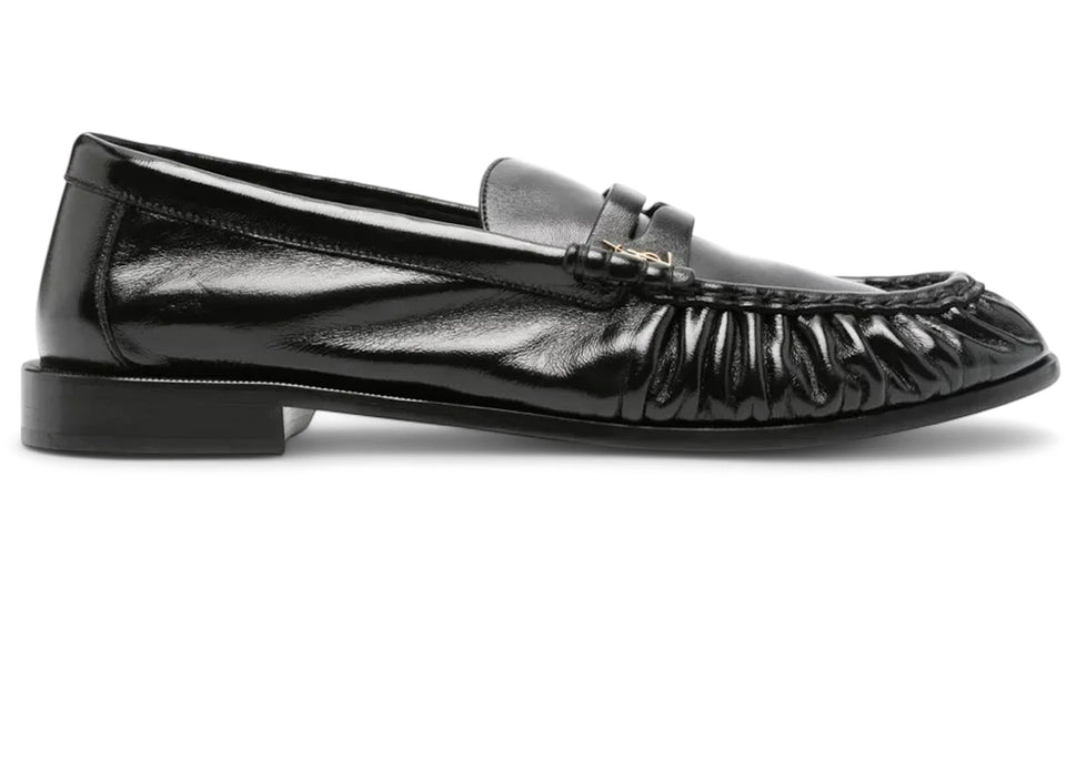 Saint Laurent Le Loafer Penny Slippers Galv Oro Antico