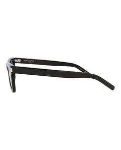 Saint Laurent Square-Frame Acetate Sunglasses Black/Black/Blue (SL461BETTY-30011401-009)