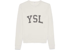 Saint Laurent YSL Vintage Sweatshirt Dirty Ecru