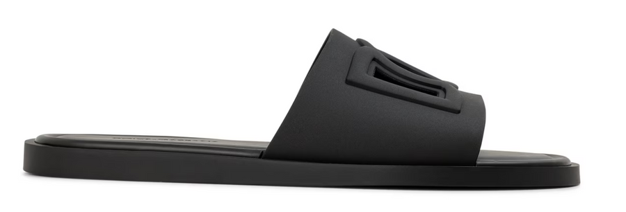 Dolce & Gabbana Dolce and Gabbana DG Rubber Cut Slide Sn63