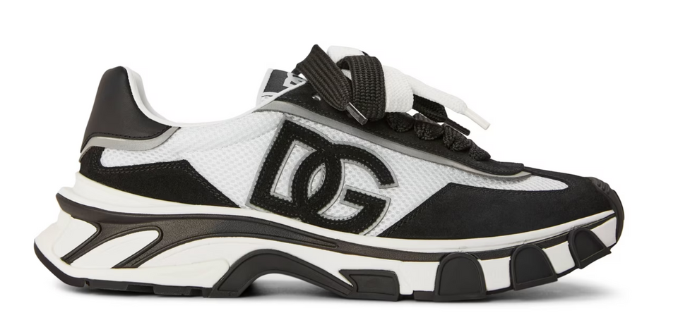 Dolce and Gabbana DG Frami Mesh Runner Sn61 White/Black