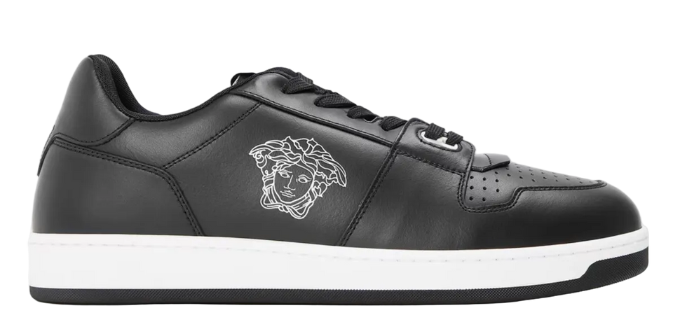 Versace Men's Medusa Sneak Low-Top Trainers Black