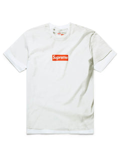 Supreme MM6 Maison Margiela Box Logo T-Shirt White