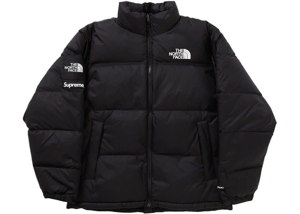 Supreme The North Face Split Nuptse Jacket Black