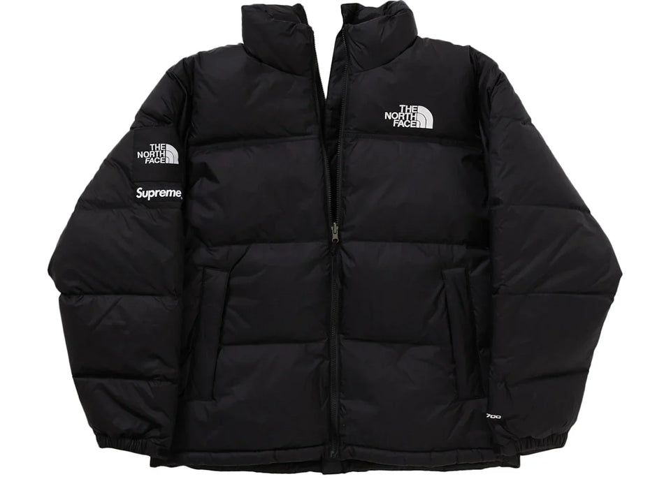 Supreme The North Face Split Nuptse Jacket Black