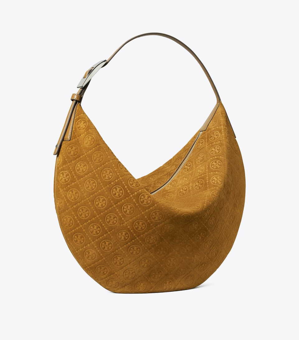 T Monogram Suede Balloon Bag