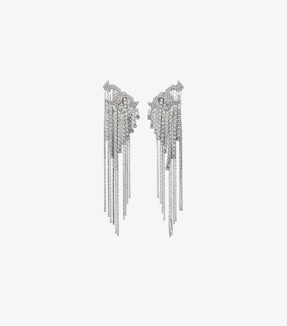 Runway Pavé Serif T Earrings