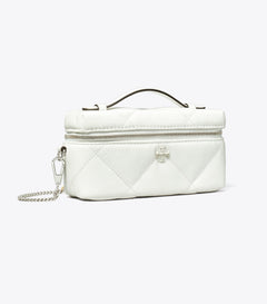 Kira Diamond Quilt Distressed Charm Vanity Case