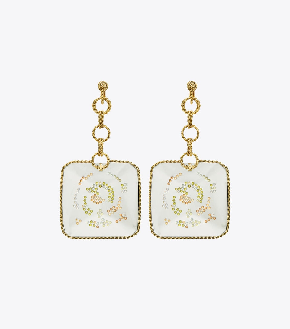 Runway Swirl Drop Earrings