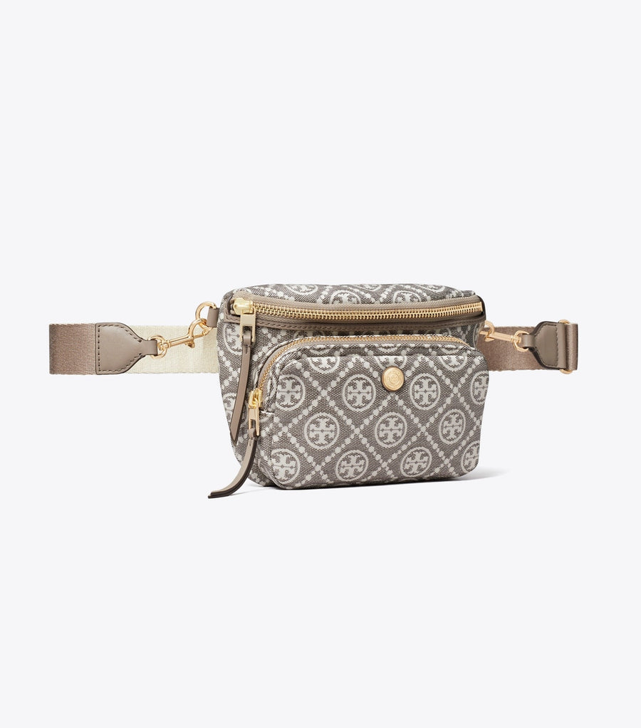 T Monogram Coated Jacquard Mini Belt Bag