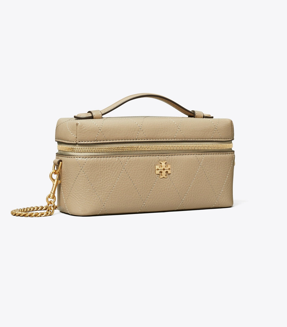 Charlie Quilted East-West Vanity Case