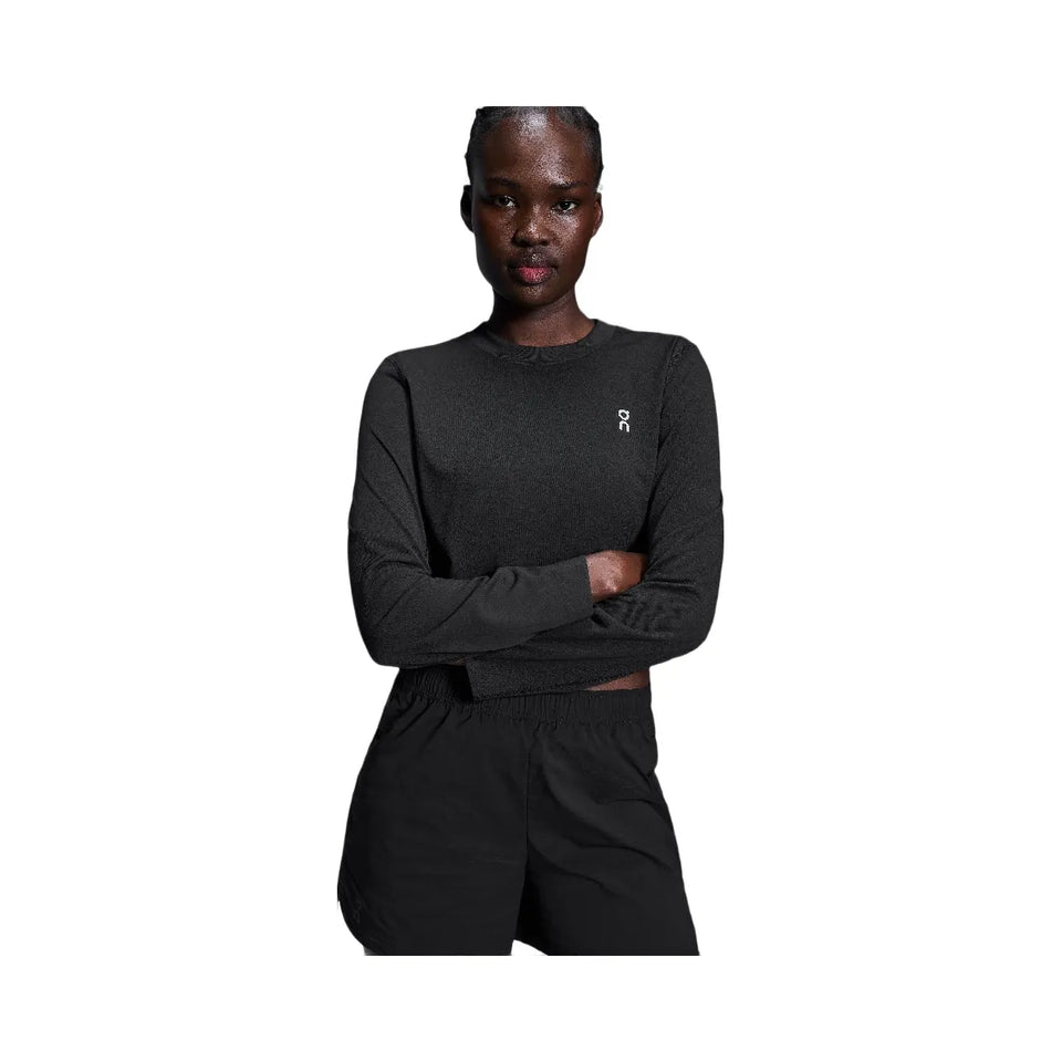 On Active Long-T Crop Black