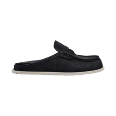 Coach Loafer Mule Suede-Black