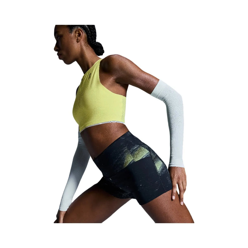 On Race Tights Shorts Black Limelight