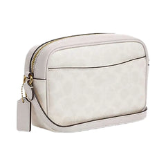 Coach Mini Jamie Camera Bag In Signature Canvas Signature Canvas-Gold-White-Chalk