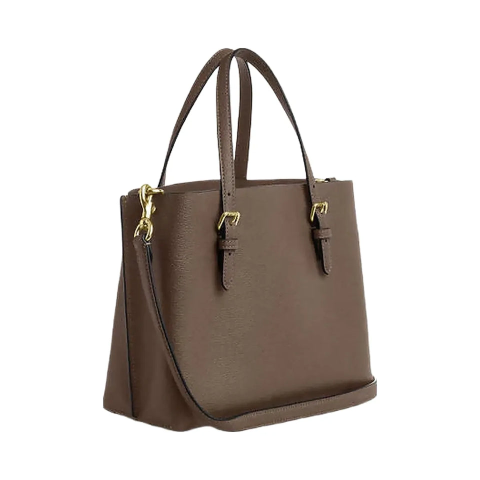 Coach Mollie Tote Bag 25 Leather-Gold-Dark Stone