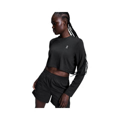On Active Long-T Crop Black