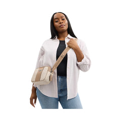 Coach Jamie Camera Bag In Signature Canvas With Stripe Signature Canvas-Silver-Sand-Taupe