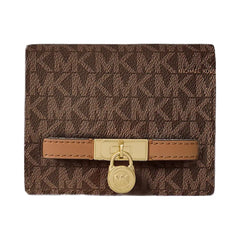 Michael Kors Hamilton Moderne Small Signature Logo Wallet Brn-Acorn
