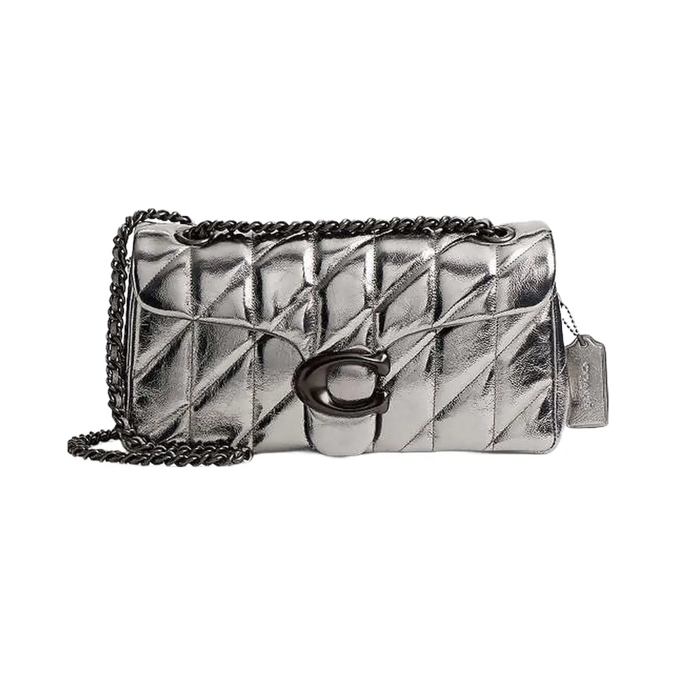 Coach Tabby Shoulder Bag 26 With Quilting Pewter-Anthracite