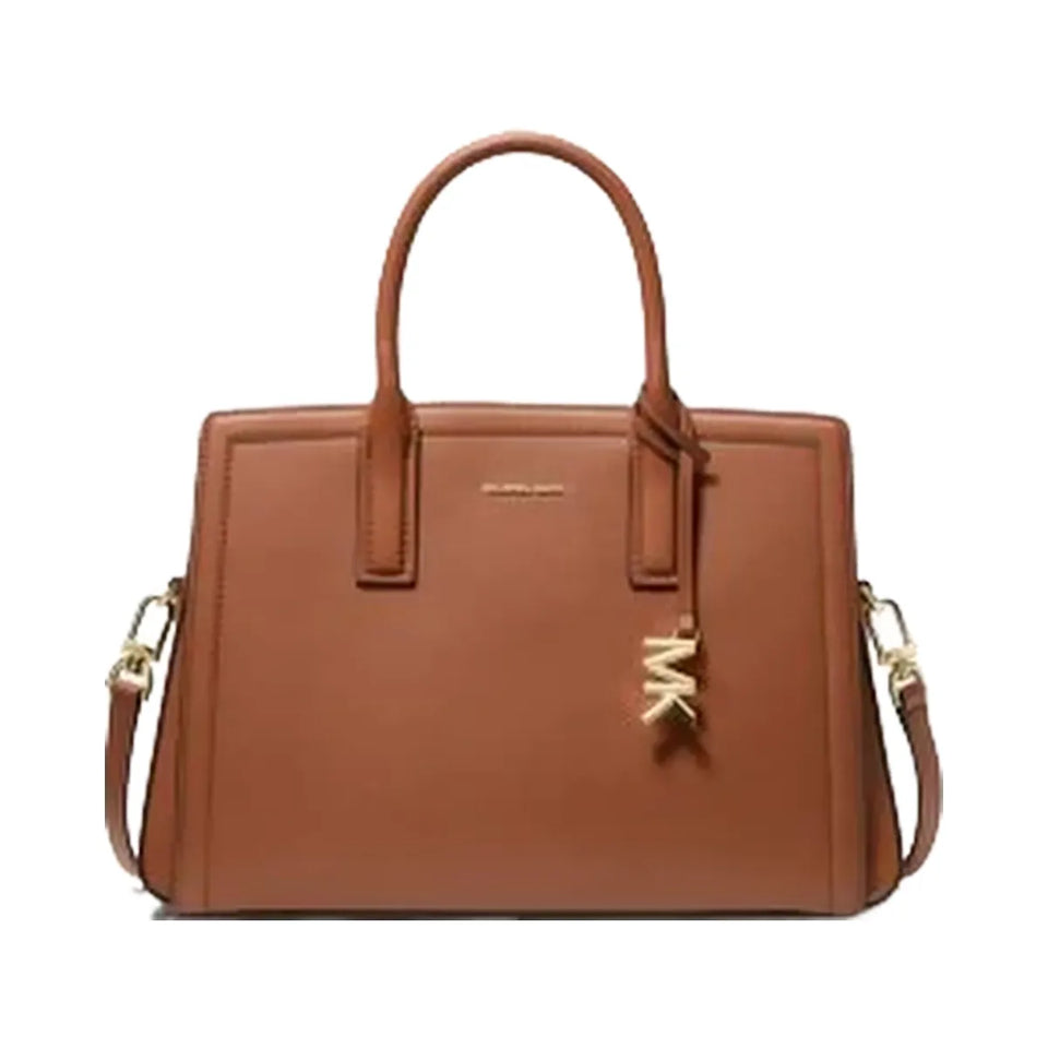 Michael Kors Laila Medium Leather Satchel Luggage