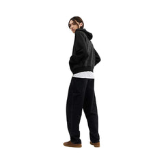 Coach Signature Hoodie In Organic Cotton Charcoal Signature