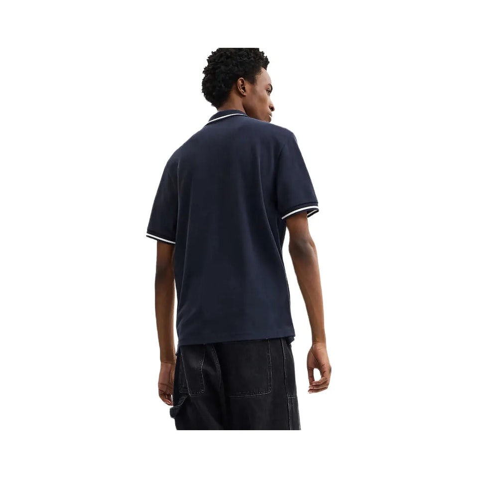 Coach Signature Trim Polo Navy