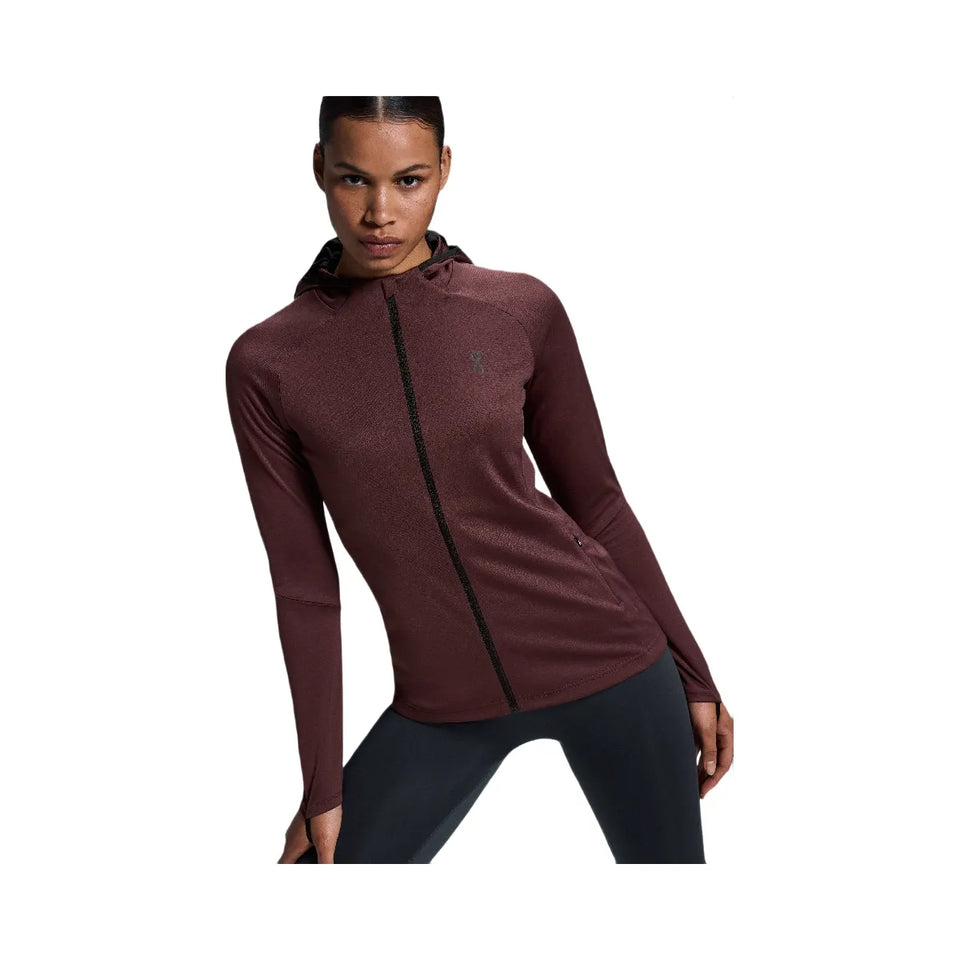 On Climate Zip Hoodie Mulberry