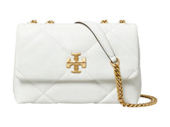 Tory Burch Kira Diamond Quilt Small Convertible Shoulder Bag Blanc