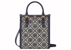 Tory Burch T Monogram Mini Tote Navy