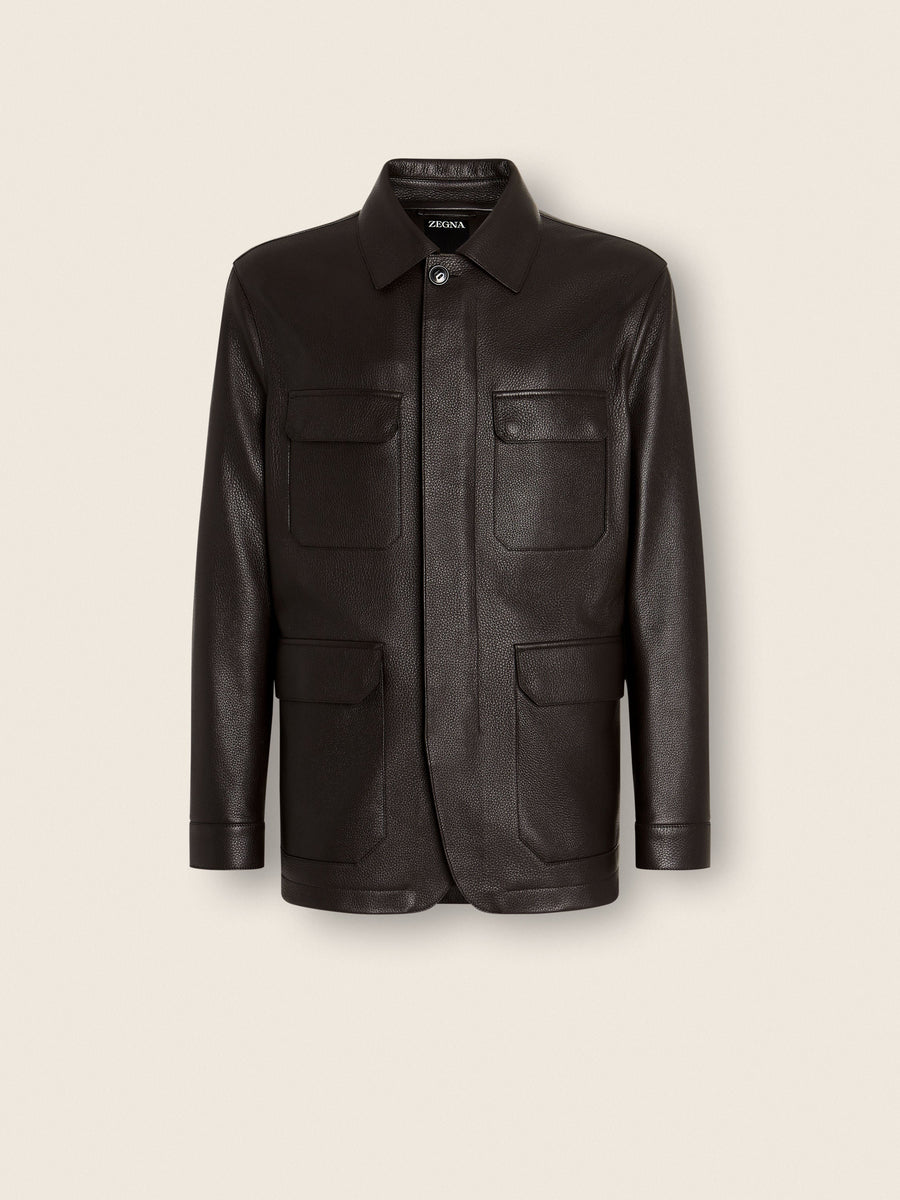 Zegna Deerskin Field Jacket