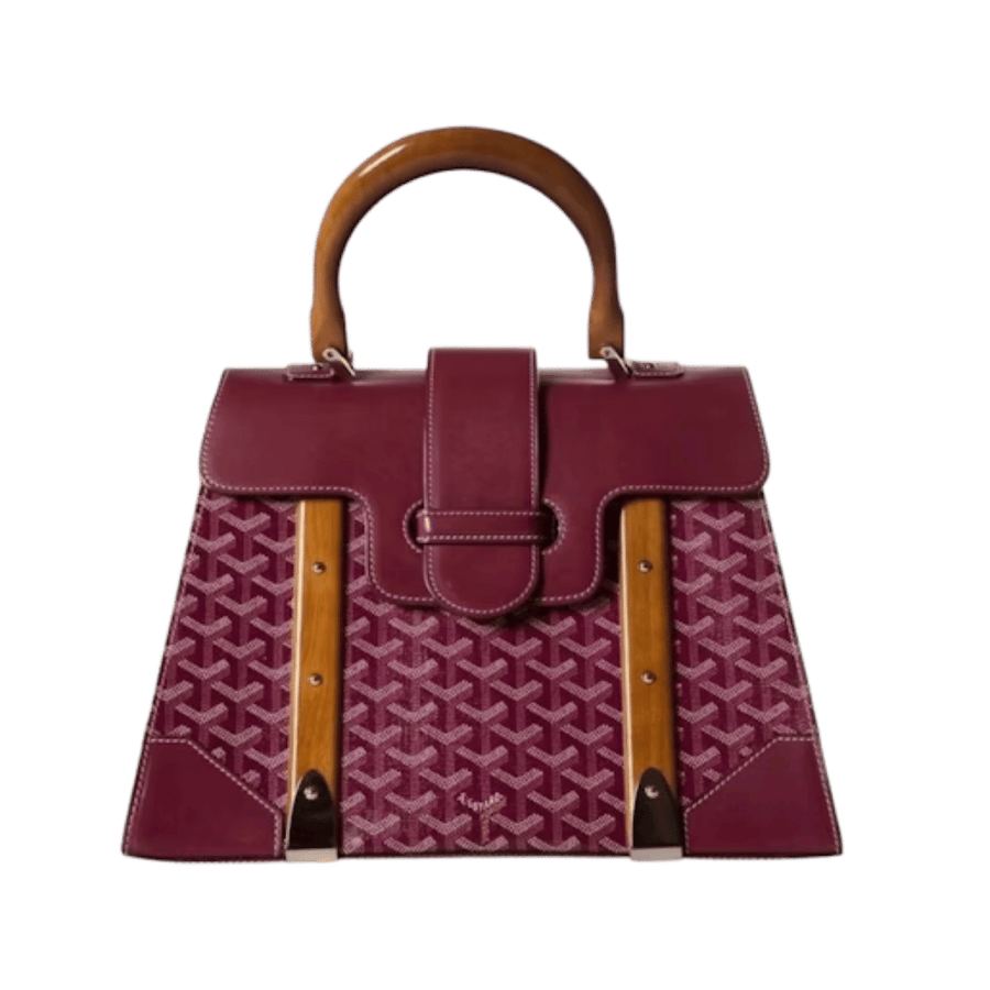 Goyard Saigon Structure Mini Bag Burgundy