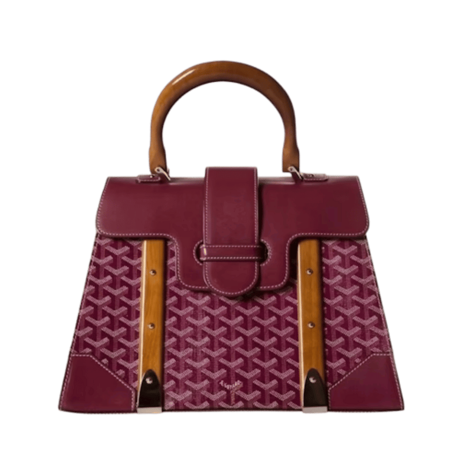 Goyard Saigon Structure Mini Bag Burgundy