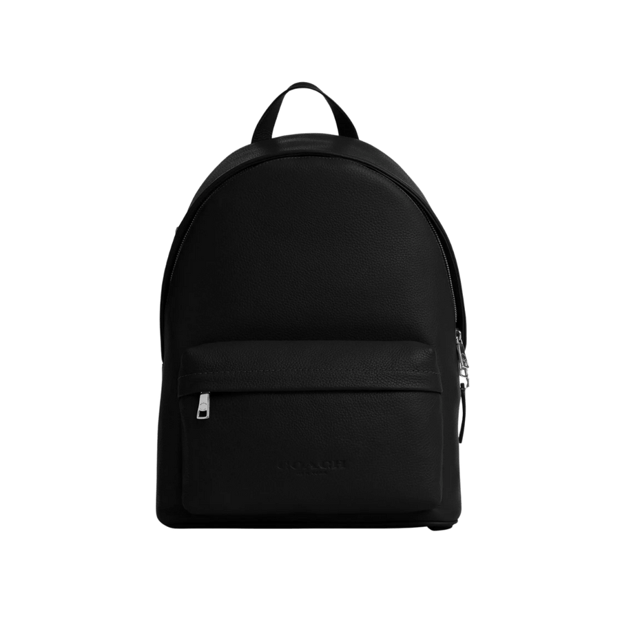 Taylor Backpack Comparable Value pebbled leather/Silver/Black