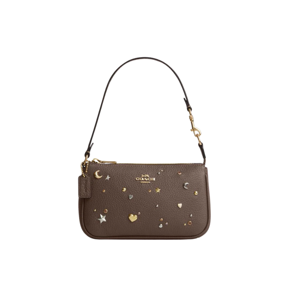 Coach Nolita 19 With Rivets Gold Dark Stone Multi