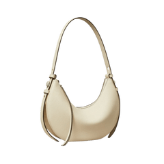 Tory Burch Romy Half Moon Bag Light Cream