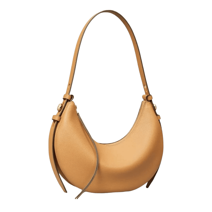 Tory Burch Romy Half Moon Bag Tiramisu