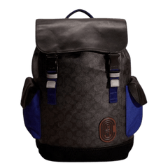 Restored Rivington Backpack In Signature Canvas With Coach Patch