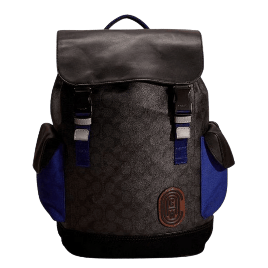 Restored Rivington Backpack In Signature Canvas With Coach Patch