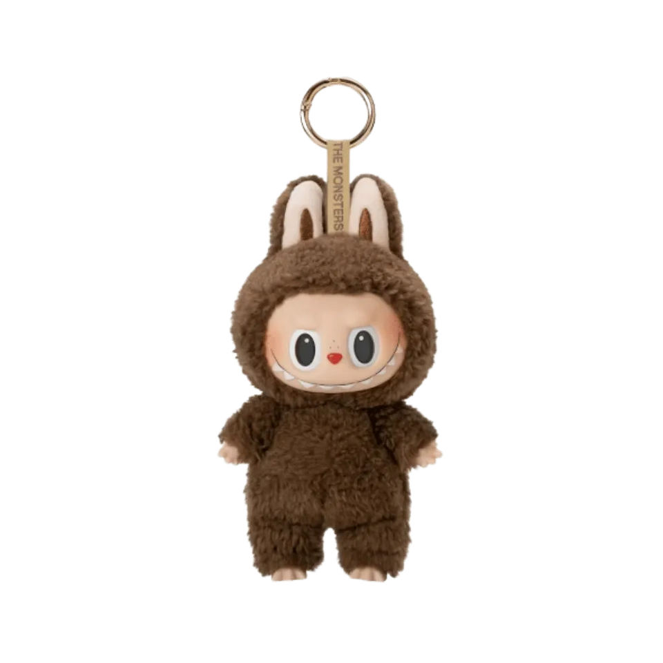 Pop Mart Labubu The Monsters Tasty Macarons Chestnut Cocoa Vinyl Plush Pendant