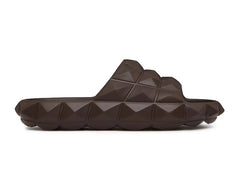 Valentino Roman Stud Turtle Slide Sandal Fondant