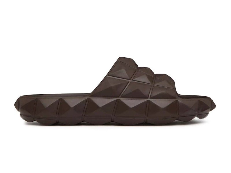 Valentino Roman Stud Turtle Slide Sandal Fondant
