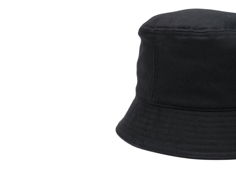 Valentino VLTN Logo Cotton Bucket Hat Black/White