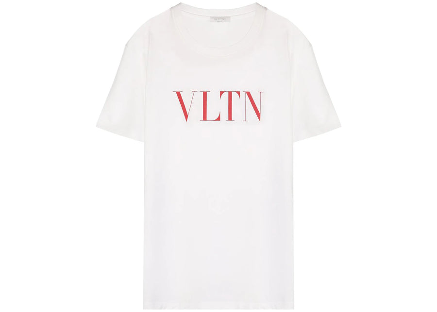 Valentino VLTN Print T-Shirt White/Red