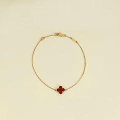 Van Cleef & Arpels 18K Rose Gold Sweet Alhambra Bracelet